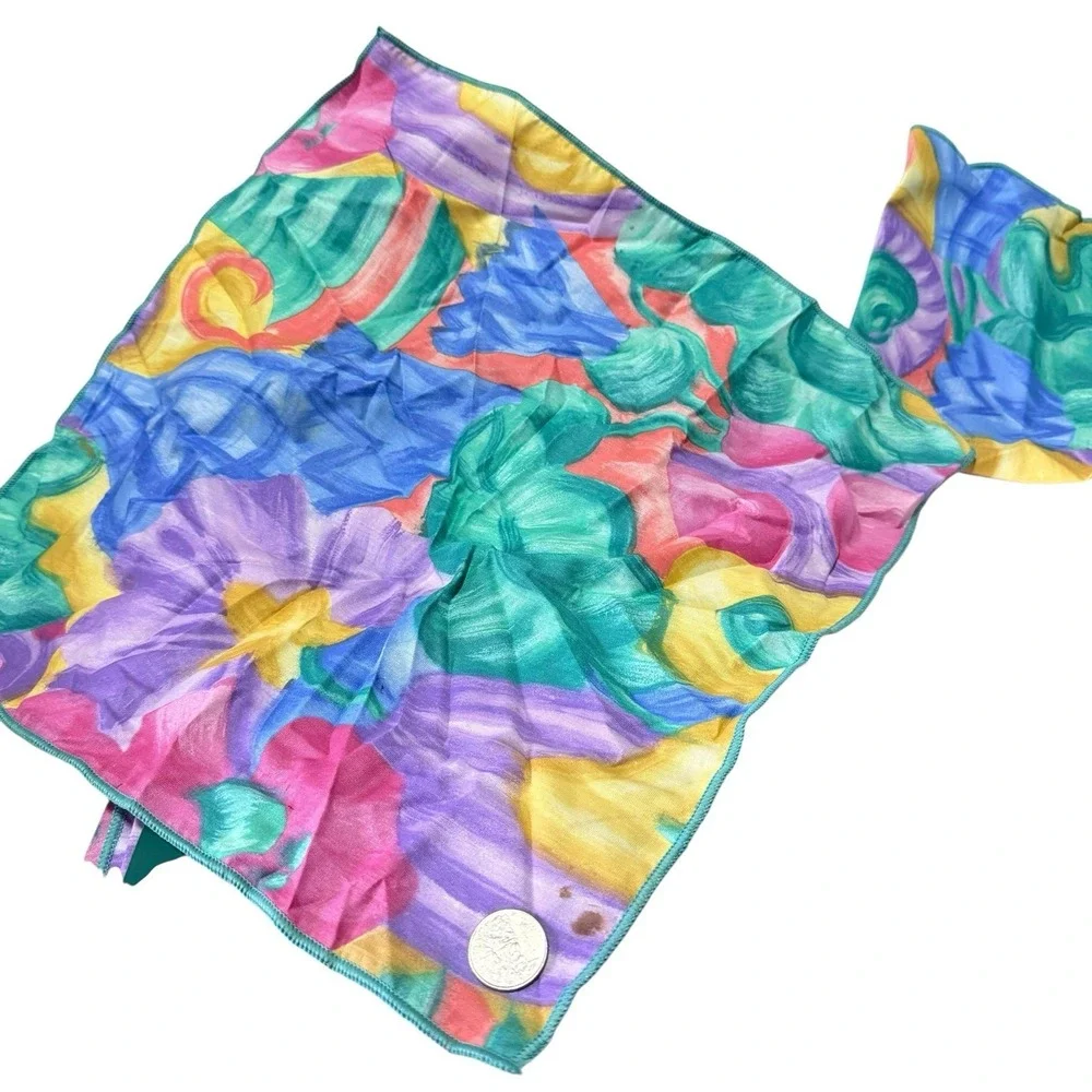 Vtg Home Statements Fashion Industries Mardi Gras 52x70 Oblong‎ Tablecloth